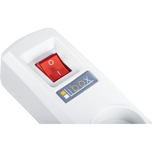 Listwa zasilająca Libox przeciwprzepięciowa 5 gniazd 3 m biała (LBR-3) 7732843 5901811404160