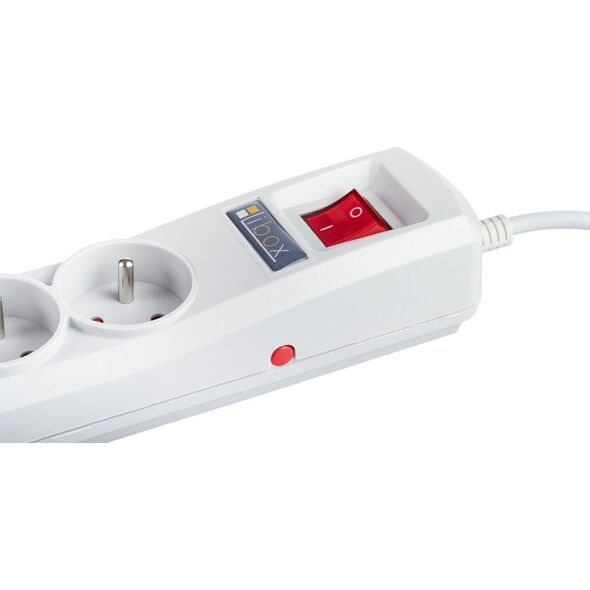 Listwa zasilająca Libox przeciwprzepięciowa 5 gniazd 3 m biała (LBR-3) 7732843 5901811404160
