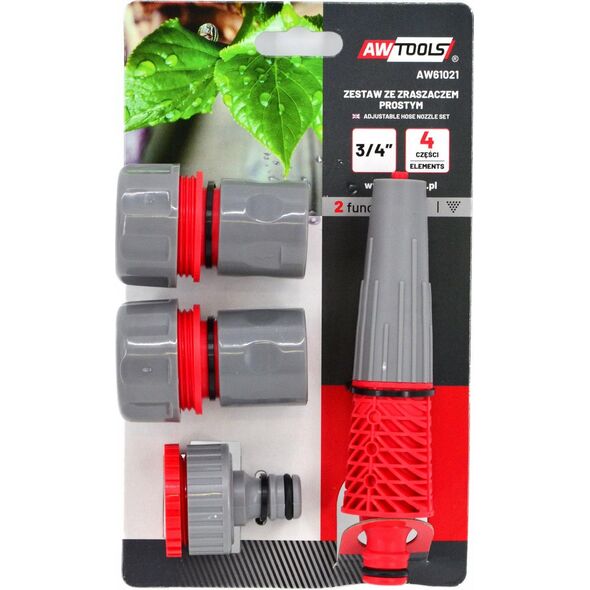 AWTools AWTOOLS ZESTAW ZRASZAJĄCY 4cz/3/4" AW61021 7813946 5903678601393