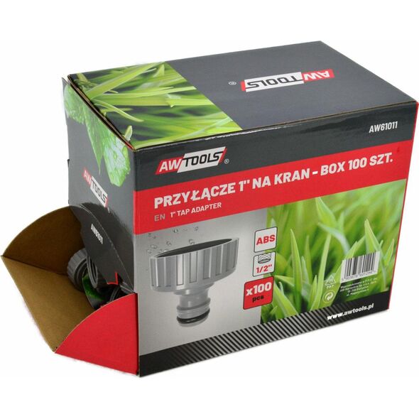 AWTools AWTOOLS PRZYŁĄCZE 1" NA KRAN BOX-100szt. AW61011 7814029 5903678601294