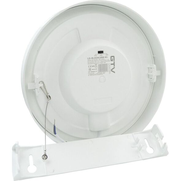 GTV Oprawa LED downlight 18W 3000K/4000K/6400K zmienna barwa światła 1600lm natynkowa/wpuszczana 226 BOLERO GTV 0117 7831220 5902801020117