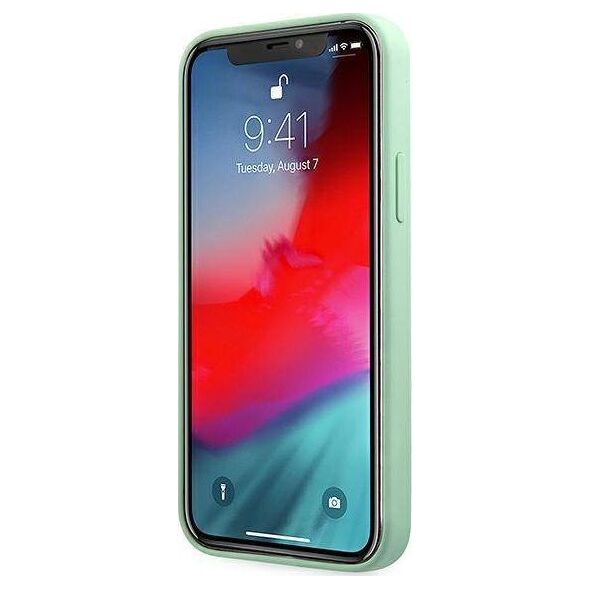 Guess Etui Guess GUHCP12SLSLMGGN Apple iPhone 12 mini zielony/green hardcase Metal Logo Script 7845429 3700740494578