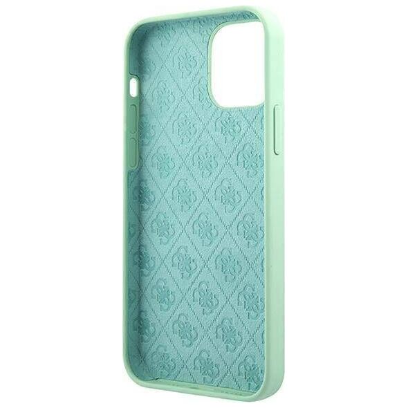 Guess Etui Guess GUHCP12SLSLMGGN Apple iPhone 12 mini zielony/green hardcase Metal Logo Script 7845429 3700740494578