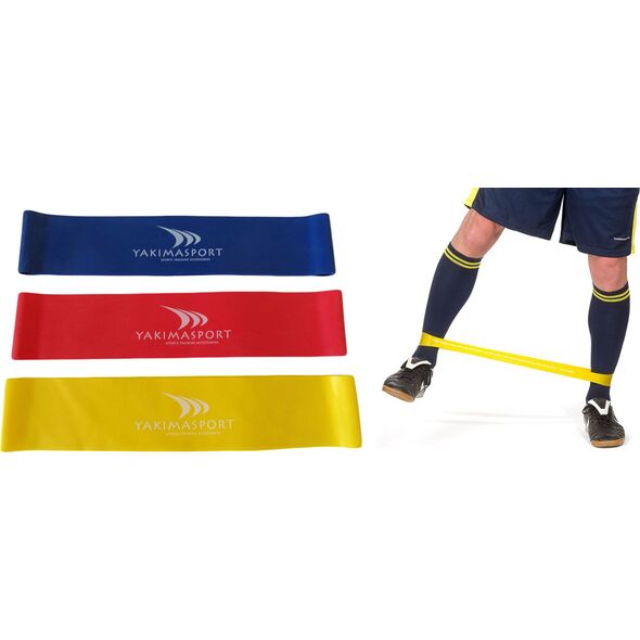 YakimaSport Mini Band różne poziomy oporu w zestawie wielokolorowy 3 szt. 7910710 5903796711608