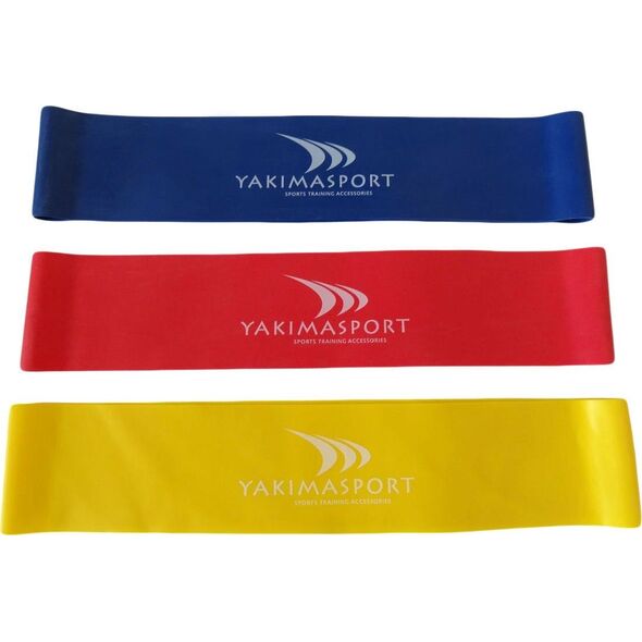 YakimaSport Mini Band różne poziomy oporu w zestawie wielokolorowy 3 szt. 7910710 5903796711608