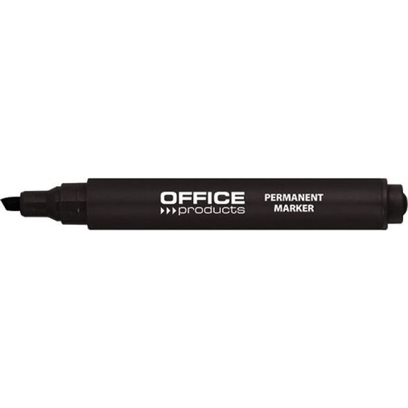 Office Products Marker permanentny OFFICE PRODUCTS, ścięty, 1-5mm (linia), czarny 7922358 5901503692516