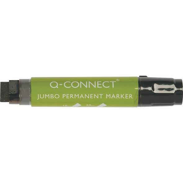 Q-Connect Marker przemysłowy Q-CONNECT Jumbo, ścięty, 2-20mm (linia), czarny 7922361 5705831002708