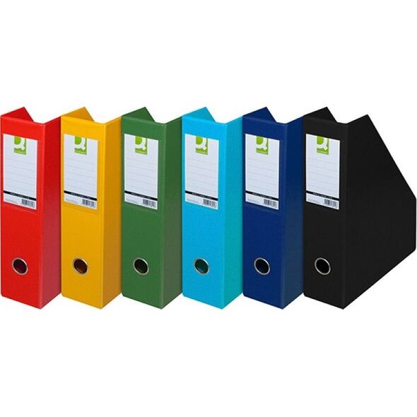 Q-Connect Pojemnik na dokumenty Q-CONNECT, PVC, A4/76, żółty 7922644 5705831162143