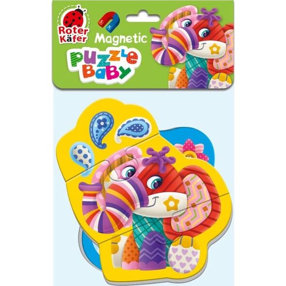 Roter Kafer Miękkie magnetyczne puzzle Słoń i Krokodyl 7926964 4820234760862