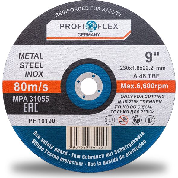 Silver TARCZA DO CIĘCIA METALU 230 x 1,8 x 22,2mm PROFI EX10190 7966012 5907589364354