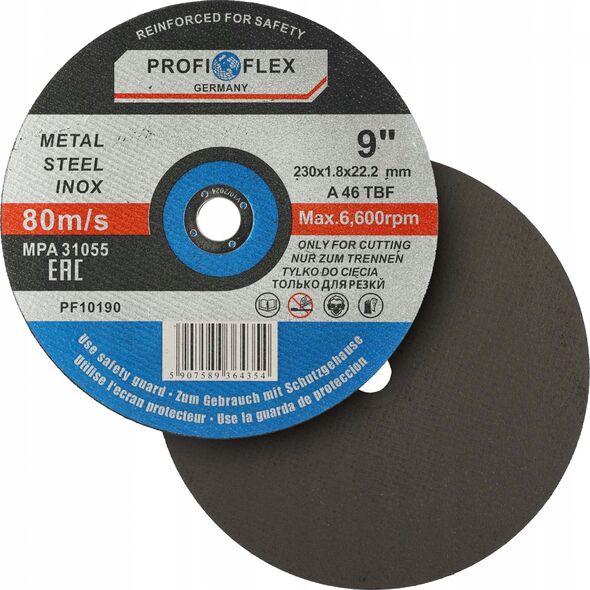 Silver TARCZA DO CIĘCIA METALU 230 x 1,8 x 22,2mm PROFI EX10190 7966012 5907589364354