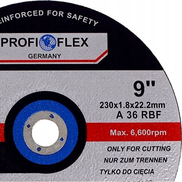 Silver TARCZA DO CIĘCIA METALU 230 x 1,8 x 22,2mm PROFI EX10190 7966012 5907589364354