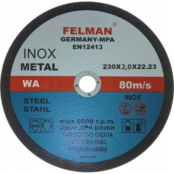 Silver TARCZA DO CIĘCIA METALU 230 x 1,8 x 22,2mm PROFI EX10190 7966012 5907589364354