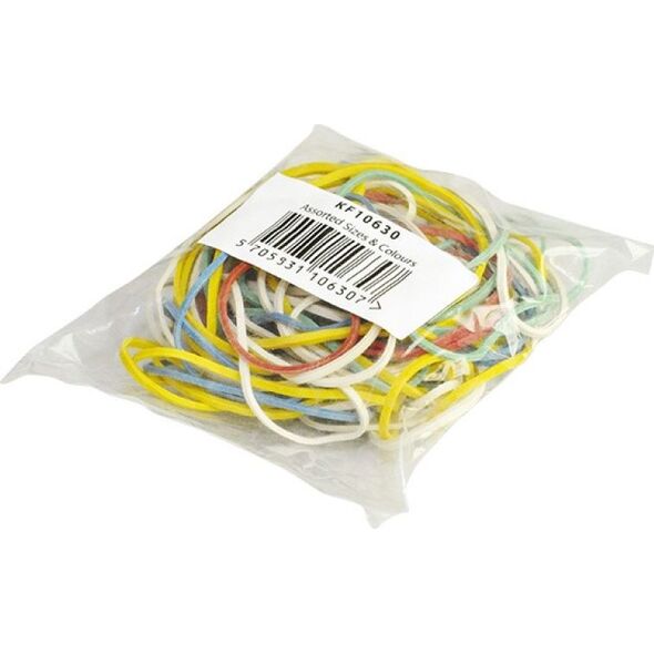 Q-Connect Gumki recepturki Q-CONNECT, 25g, mix kolorów 8011814 5705831106307