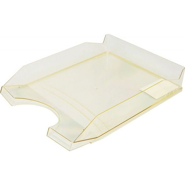 Office Products Szufladka na biurko OFFICE PRODUCTS, polistyren/PP, A4, transparentna żółta 8012399 5901503658383