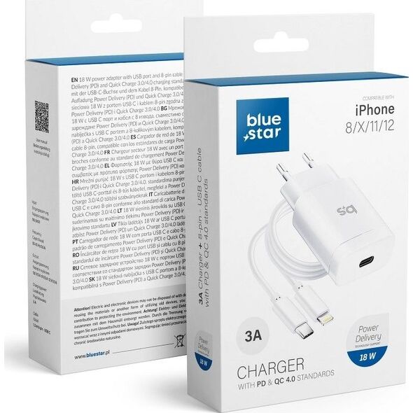 Ładowarka Blue Star 1x USB-C 3 A (5903396071492) 8013428 5903396071492