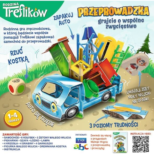 Trefl  Gra Przeprowadzka z Rodziną Treflików 8043197 5900511020717