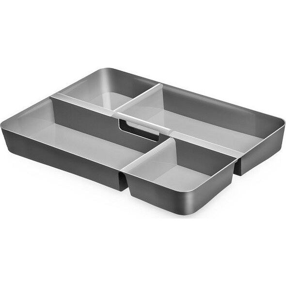 ORPLAST Pojemnik z Pokrywką i 4 Przegródkami Organizer z Uchwytem SimpleStore 12,5 L 8070253 5902541152727