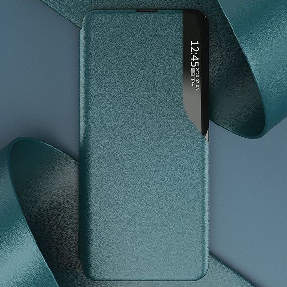 Hurtel Eco Leather View Case elegancki futerał etui z klapką i funkcją podstawki Samsung Galaxy A72 niebieski 8075434 9111201926868