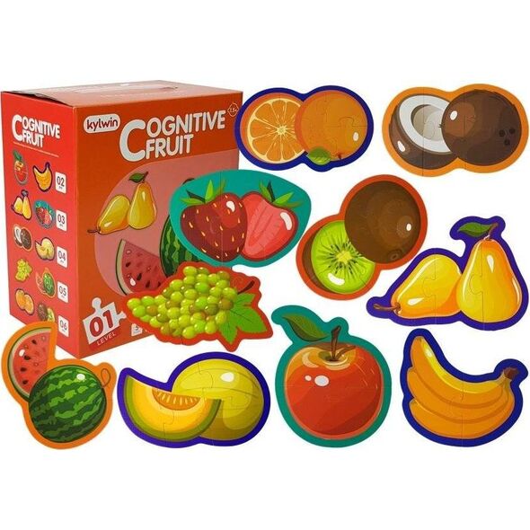 Lean Sport Puzzle Edukacyjne Dla Niemowląt Owoce 5 Części 40 Elementów 8123557 5903802453805