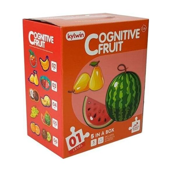 Lean Sport Puzzle Edukacyjne Dla Niemowląt Owoce 5 Części 40 Elementów 8123557 5903802453805