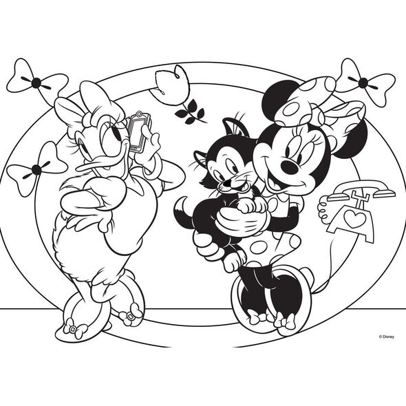 Lisciani Puzzle dwustronne maxi 24 Myszka Minnie 8153366 8008324074068