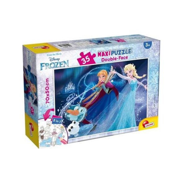 Lisciani Puzzle dwustronne maxi 35 elementów Kraina Lodu 8153374 8008324066711