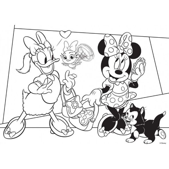Lisciani Puzzle dwustronne maxi 35 Myszka Minnie 8153391 8008324074136