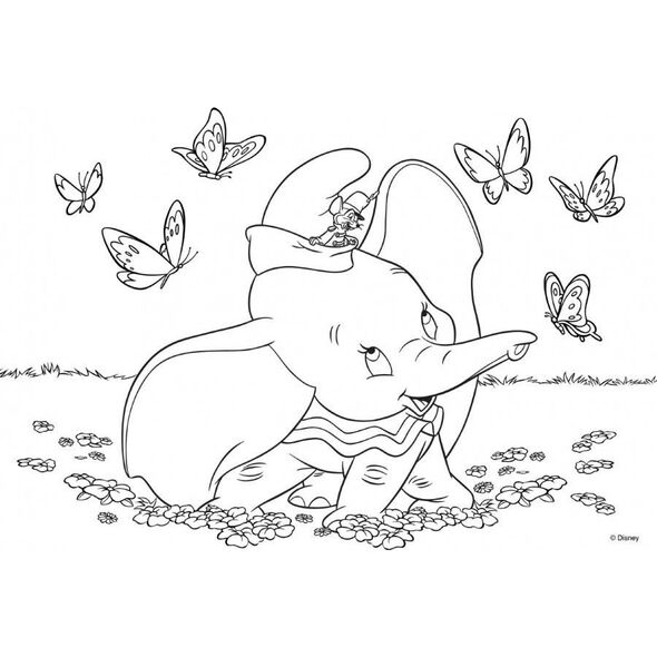 Lisciani Puzzle dwustronne maxi 35 Dumbo 8153394 8008324074150