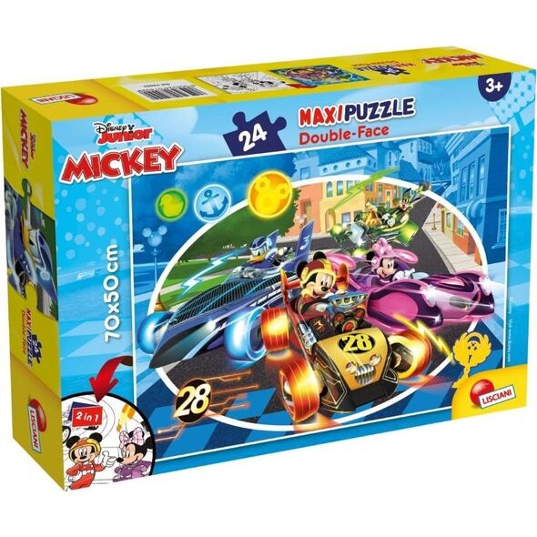 Lisciani Puzzle dwustronne maxi 24 Myszka Miki 8153406 8008324074099