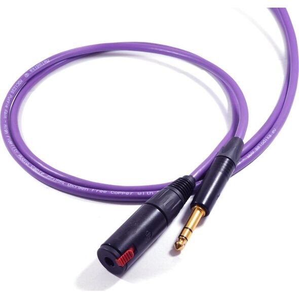 Kabel Melodika Jack 6.3mm  - Jack 6.3mm 1m fioletowy 8154524 5907609007421