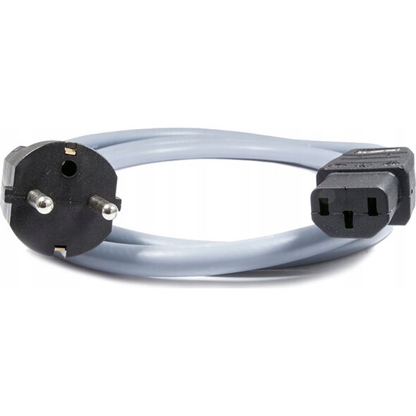 Kabel zasilający Melodika Melodika MDP10G Przewód zasilający z uziemieniem (sieciowy) 3x2,5mm2 (Schuko-IEC C13) Gunmetal - 1m 8154542 5907609007049