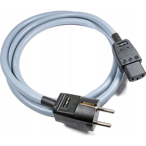 Kabel zasilający Melodika Melodika MDP10G Przewód zasilający z uziemieniem (sieciowy) 3x2,5mm2 (Schuko-IEC C13) Gunmetal - 1m 8154542 5907609007049