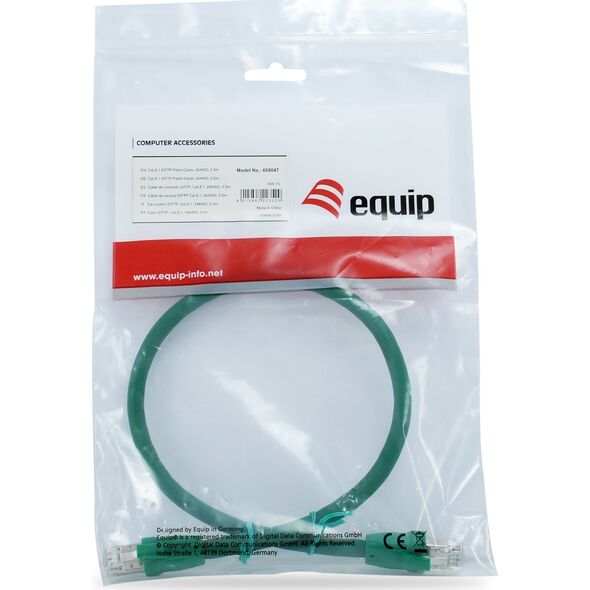 Equip Equip Patchkabel Cat8.1 S/FTP 2xRJ45 5.00m blau LSZH 8159679 4015867223529