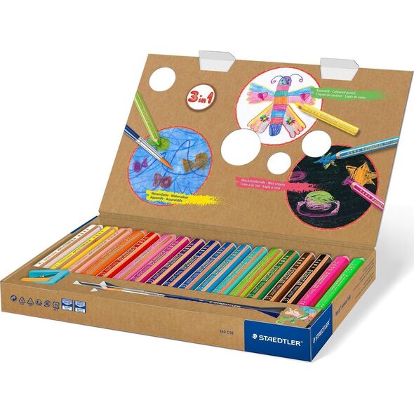 Staedtler STAEDTLER Buntstift Noris jun 18ST 8160452 4007817029206