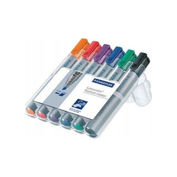 Staedtler STAEDTLER Flipchartmarker Lumocolor 6St Box 8160772 4007817356180