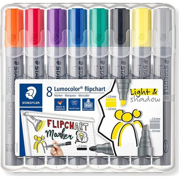 Staedtler STAEDTLER Flipchartmarker Lumocolor 6St Box 8160772 4007817356180