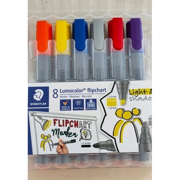 Staedtler STAEDTLER Flipchartmarker Lumocolor 6St Box 8160772 4007817356180