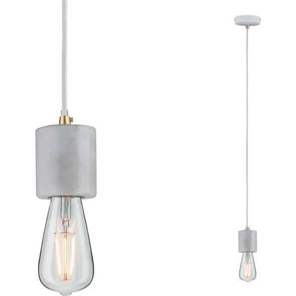 Lampa wisząca Paulmann Neordic Nordin Lampa wisząca max. 1x20WE27 230V Biały Marmur 8196657 4000870797501