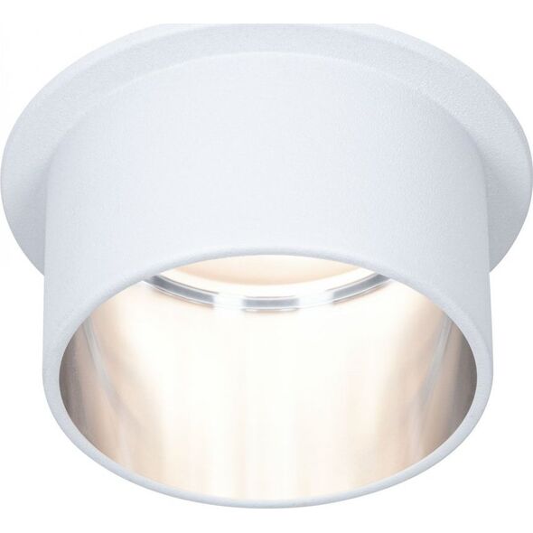 Paulmann Oprawa wpuszczana Gil Coin 3StepDim rd starr LED 1x6W 2700K 230V weiß matt/eisen Alu 8196743 4000870933848