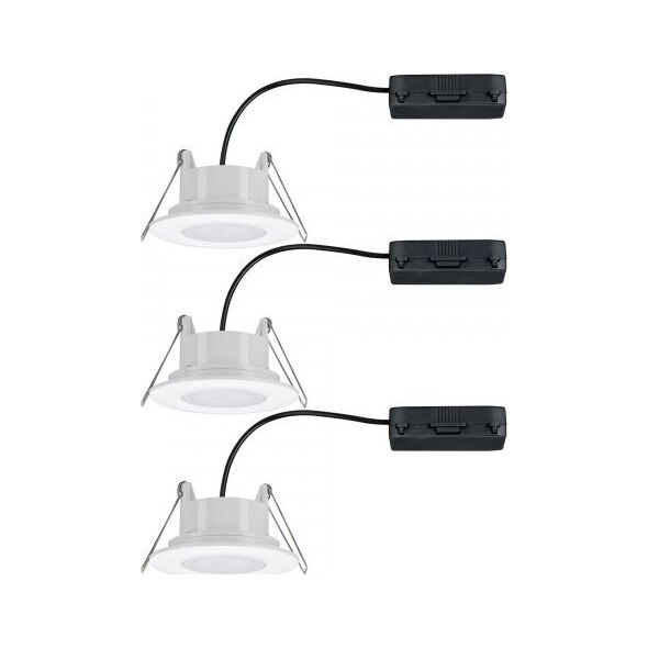 Paulmann Zestaw Calla IP65 ruchome LED 680lm 4000K 3x6W 230V Biały Mat 8196971 4000870999271