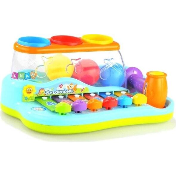 Lean Sport Edukacyjne cymbałki dla malucha + młoteczek 8233024 5904665996140