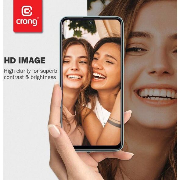 Crong Crong 7D Nano Flexible Glass Niepękające szkło hybrydowe 9H na cały ekran Samsung Galaxy S21+ 8236679 5907731987295