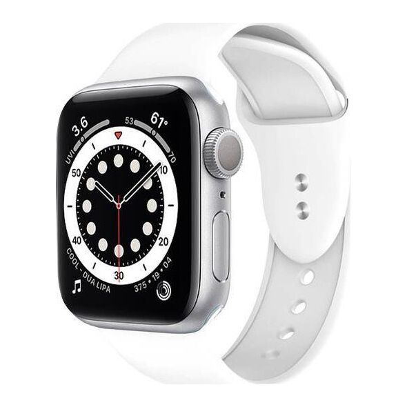Crong Pasek Apple Watch 38/40mm biały 8236705 5907731987332