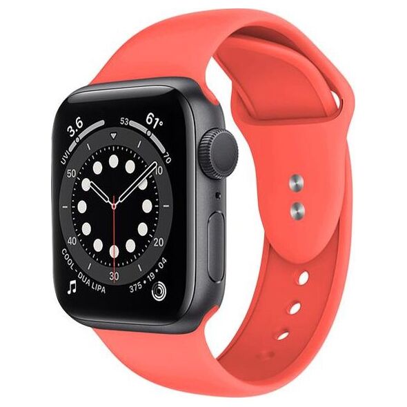Crong Pasek Apple Watch 38/40mm koralowy 8236706 5907731987356