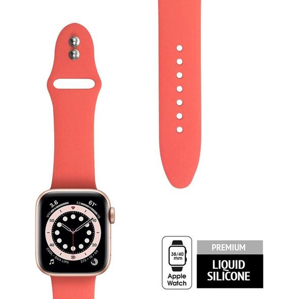 Crong Pasek Apple Watch 38/40mm koralowy 8236706 5907731987356
