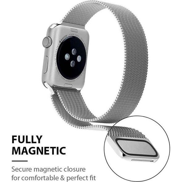 Crong Pasek Milano Steel Apple Watch 38/40 mm różowe złoto 8236708 5907731987394