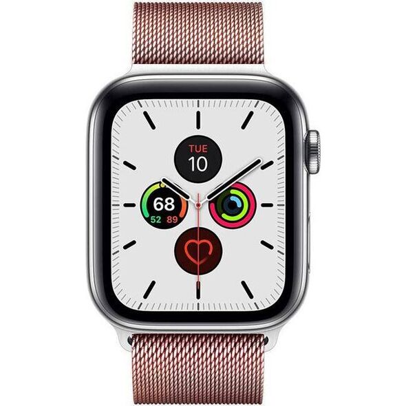 Crong Pasek Milano Steel Apple Watch 38/40 mm różowe złoto 8236708 5907731987394