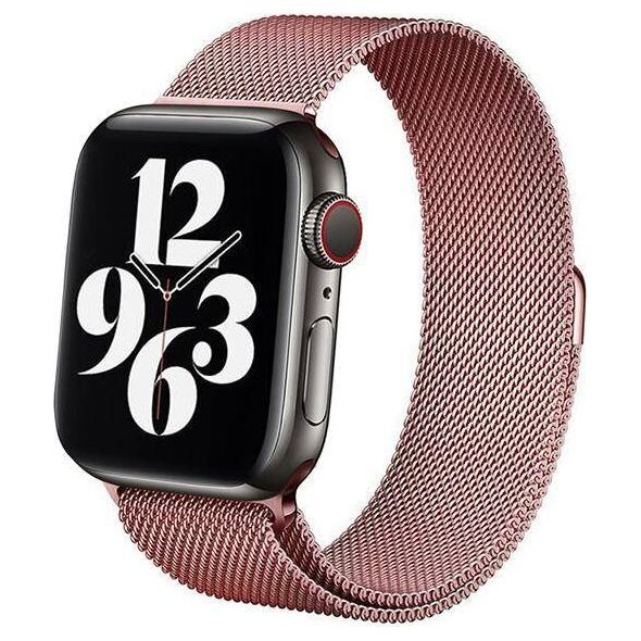 Crong Pasek Milano Steel Apple Watch 38/40 mm różowe złoto 8236708 5907731987394