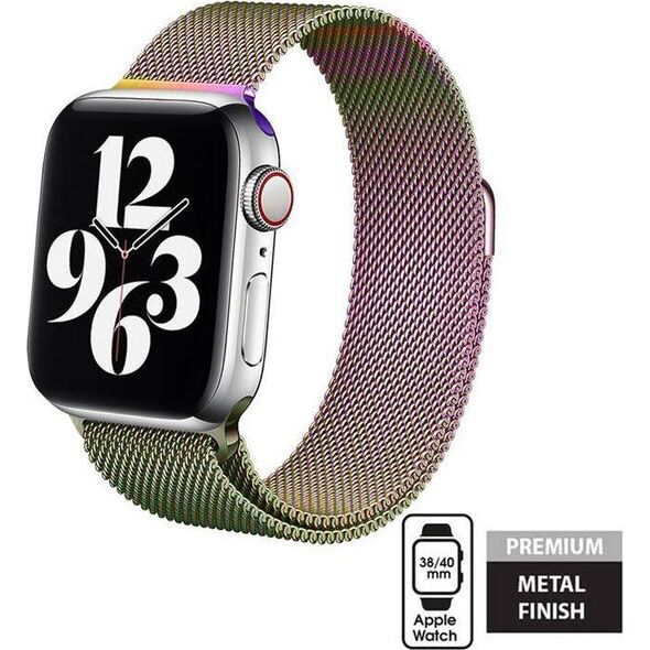 Crong Pasek Milano Steel Apple Watch 38/40 mm opalizujący 8236709 5907731987400